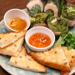 Blueno Oriental Bistro - 2024.12 生春巻き｜エビトースト