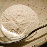 蟹かに城 - デザート(バニラアイスクリーム)