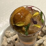 sincere - 雲丹とズワイ蟹
      伊勢海老の小さなカクテル