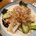 いち藤 - 京豆腐と野菜のヘルシーサラダ
