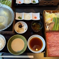 たか福 名古屋JRセントラルタワーズ店  - 黄金しゃぶしゃぶ御膳　肉増量