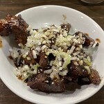 もつ焼 かど - 純レバ炒め○