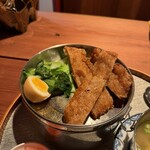 梁家 小酒館 - 小松菜たっぷり