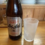 自家製中華そば としおか - グラスもキンキンに冷えてます。