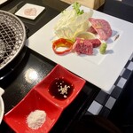 やきにく 高倉 - ランチ　黒毛和牛贅沢ランチ【ヒレ＆サーロイン】