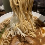 麺者 風天 - 焦がし醤油ラーメン 特盛