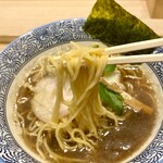 煮干し百式 葉琉 - 細縮れ麺