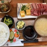 天然本マグロ専門店 司 - 鮪のお刺身定食