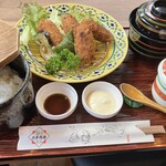 八千代亭 - カキフライ膳