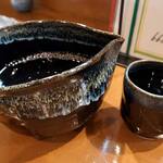 お料理 大福 - ハート型？の酒器