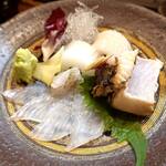 お料理 大福 - お造り三種盛