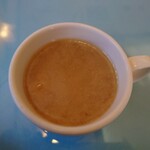 レストランこはく - カップの味噌汁