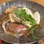 日本料理 隨縁亭 - これからが旬のセリは、シャキシャキの歯ごたえ。