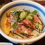 肴菜や - ねぎとろ丼（アップ）