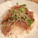 EMPORIO cafe&dining - ベトナム風野菜のマリネ丼大盛り。けどご飯大盛りし忘れて後で別盛りでご飯持ってきたw(^^