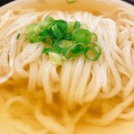 うどんや 大門 - かけ・中・温、550円。