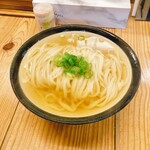 うどんや 大門 - かけ・中・温、550円。