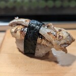 天史朗鮨 - しめ鯖の腹身　炙り