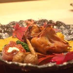 日本料理 吟 - 天然の焼きトラフグアップ