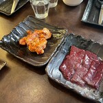 焼肉 小川 - 上ホルモン¥880、レバー¥770