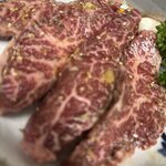 炭火焼肉 六本木 隆 - 特選和牛上ハラミ　¥3,980