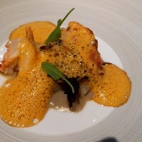 モトイ - オマールブルーと舞茸のソテ、トピナンブールのヴルーテ