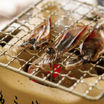 近江町・海鮮市場料理 市の蔵 - 素干し蛍烏賊の炙り