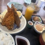 木更津KiSARA - アジフライ定食