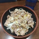 千家 - チャーシューめし　※200円だけど〝サイの目チャーシュー〟がタップリ♬