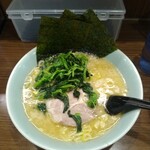 千家 - ラーメン(並)　※レン草増し