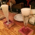  こぼれます～♪