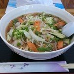 Ki raku -  豚菜ラーメン醤油大盛り（730円）