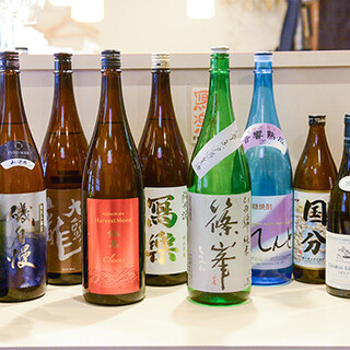 有名な銘柄から旬の銘酒まで、幅広い日本酒をご用意