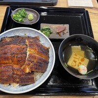 うなぎ家 しば福や - うなぎ上丼 4,700円　ネギ・わさび 170円