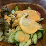 サンジェルマン - セットのサラダ