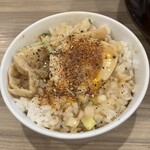 鳥そば 真屋 - 〆飯