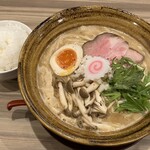 鳥そば 真屋 - 味噌鶏SABAランチ