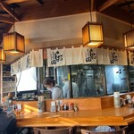 とんかつ しお田 - カウンターだけの席