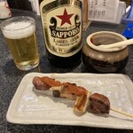 かしら屋 - 札幌ラガー赤星と、カシラ。　