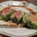 鳥茂 - ピーマン肉詰め　こちらのお店発祥