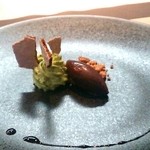 ユニック - 2014.5.ランチ4000円コース⑦デザート チョコと抹茶