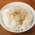 飯田商店 - バター醤油ごはん￥220　2014.5.5