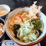 みよしや - ねぎは別皿だったので、あと載せした