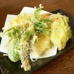 富蔵家 - 三色セットの天ぷら