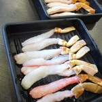 しゃぶ葉 - ”生本ずわいがに食べ放題” のずわい蟹。