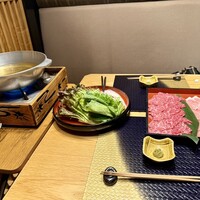 しゃぶしゃぶ　すき鍋　おもき 銀座店 - 