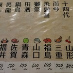 酒処みゆき - メニューです。