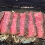 Nihon Ryouri Mikiya - 鉄板ステーキ 　厳選黒毛和牛