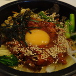 ビストロ茶葉蘭 - 石焼きビビンバ