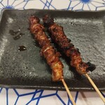 武蔵小山 神鶏 - 博多とりかわ166円×2